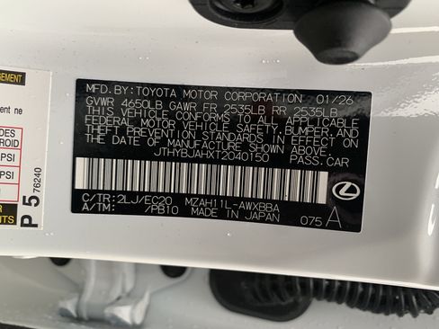 Certified 2026 Lexus UX 300h FWD w/ Accessory Package (2T) image 36
