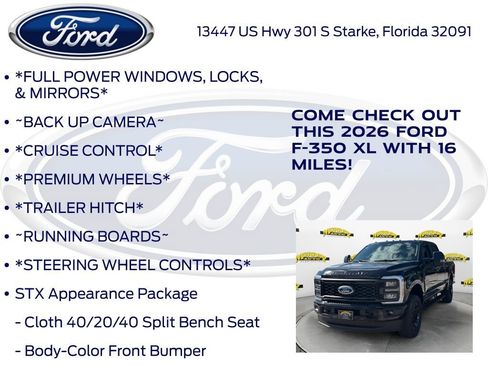 New 2026 Ford F350 XL w/ STX Appearance Package image 10