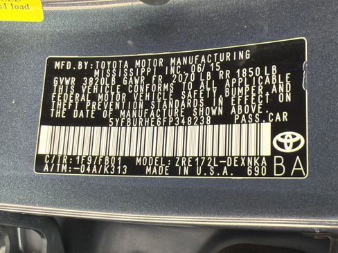 Used 2015 Toyota Corolla LE FWD image 20