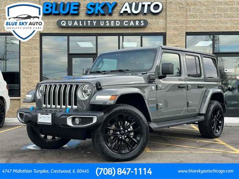 Used 2022 Jeep Wrangler Unlimited Sahara w/ Cold Weather Group image 1