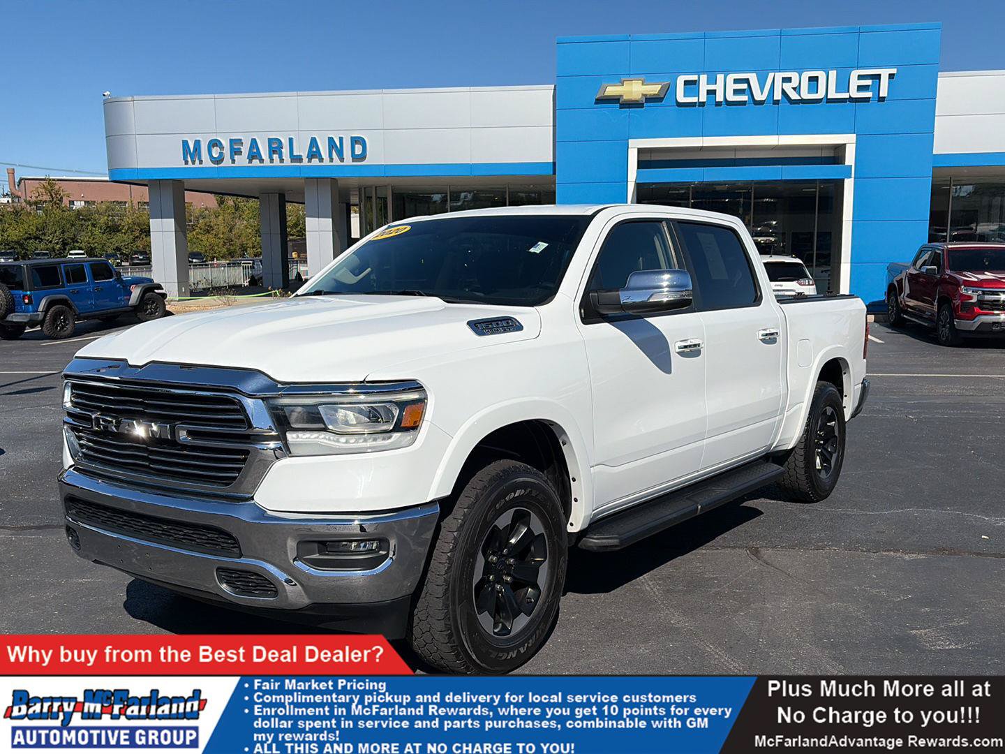 Used 2020 RAM 1500 Laramie AWD/4WD image 1