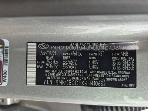 Used 2024 Hyundai Tucson SEL AWD/4WD image 24