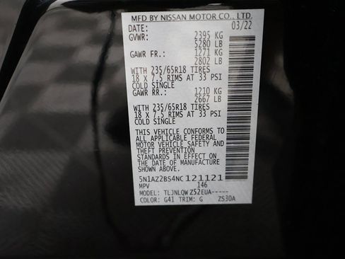 Used 2022 Nissan Murano SV image 44