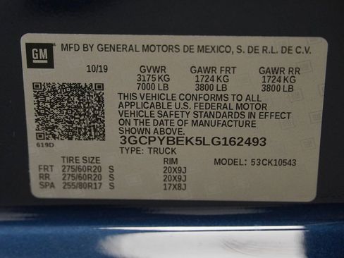 Used 2020 Chevrolet Silverado 1500 Custom w/ Custom Value Package image 54