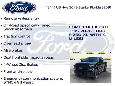 New 2026 Ford F250 XL w/ STX Appearance Package image 30