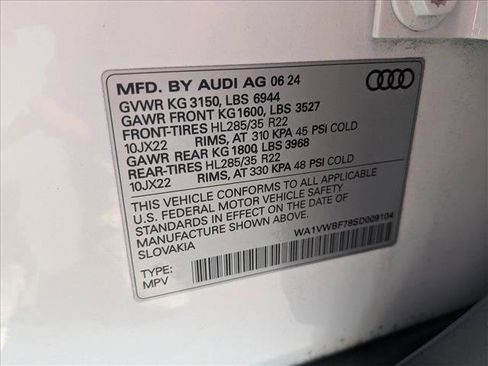 Used 2025 Audi SQ7 Prestige image 15