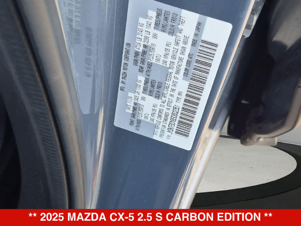 Used 2025 MAZDA CX-5 Carbon Edition AWD/4WD image 35