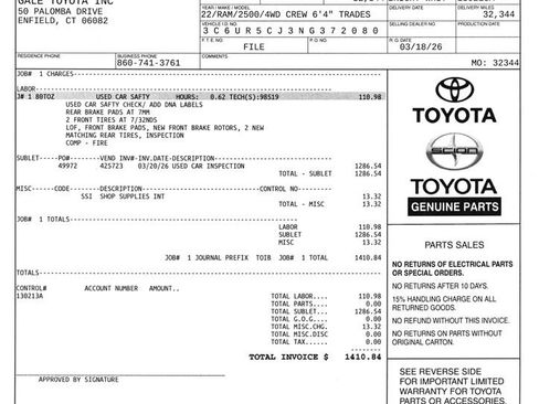 Used 2022 RAM 2500 Tradesman w/ Chrome Appearance Group image 10