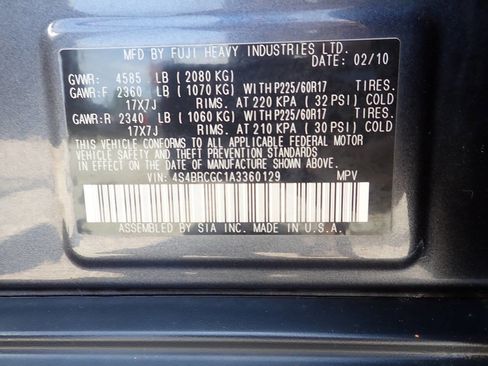Used 2010 Subaru Outback 2.5i Premium image 11