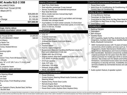 Used 2019 GMC Acadia SLE FWD image 45