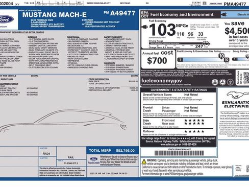 Used 2023 Ford Mustang Mach-E Premium RWD image 6