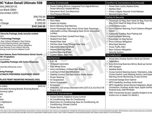 Used 2024 GMC Yukon Denali Ultimate AWD/4WD image 35