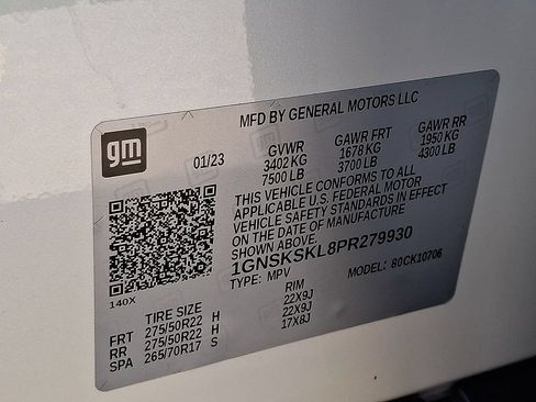 Certified 2023 Chevrolet Tahoe Premier w/ Advanced Technology Package AWD/4WD image 30
