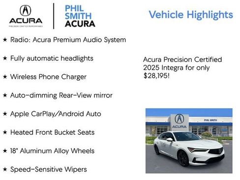 Certified 2025 Acura Integra A-Spec FWD image 5