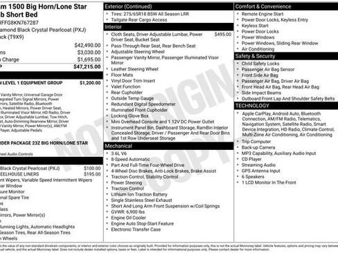 Used 2019 RAM 1500 Big Horn AWD/4WD image 6