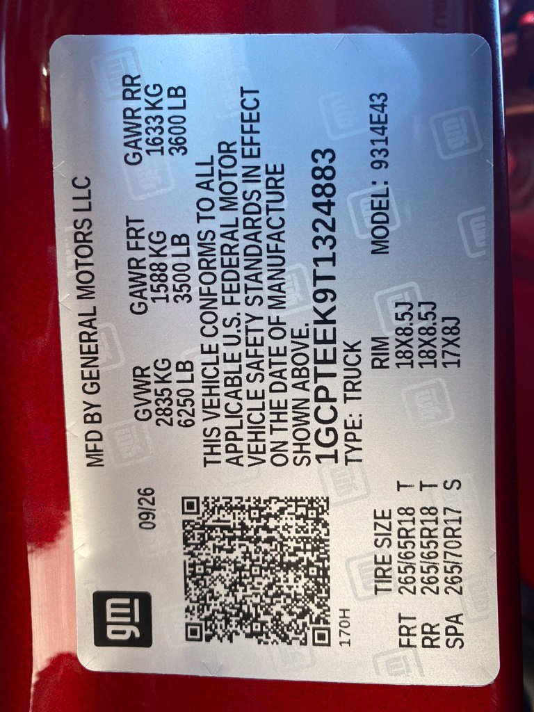 New 2026 Chevrolet Colorado Trail Boss AWD/4WD image 36