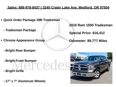 Used 2016 RAM 1500 Tradesman w/ Popular Equipment Group RWD image 6