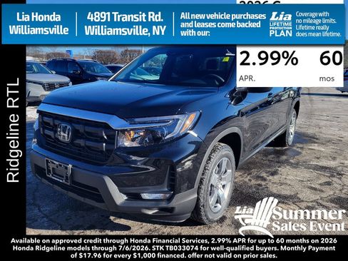 New 2026 Honda Ridgeline RTL image 8