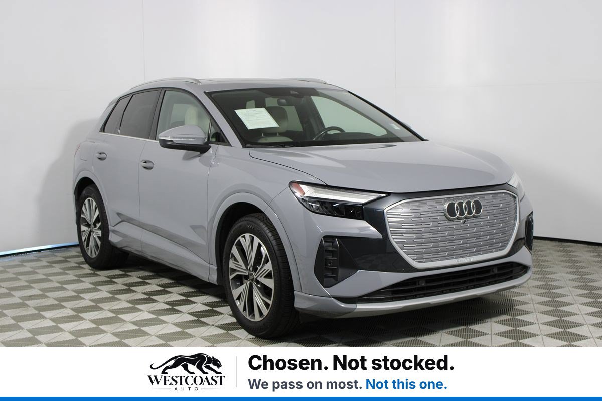 Used 2023 Audi Q4 e-tron Premium w/ Convenience Package RWD image 1