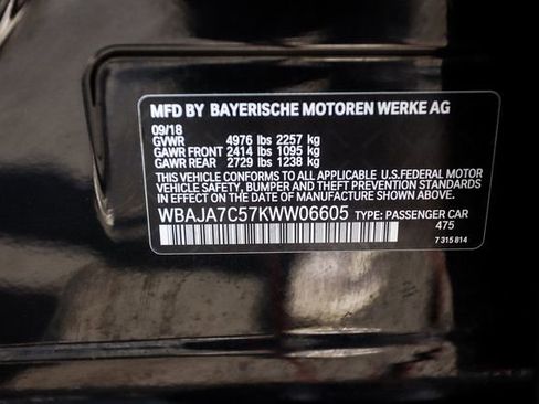 Used 2019 BMW 530i xDrive w/ Convenience Package AWD/4WD image 74