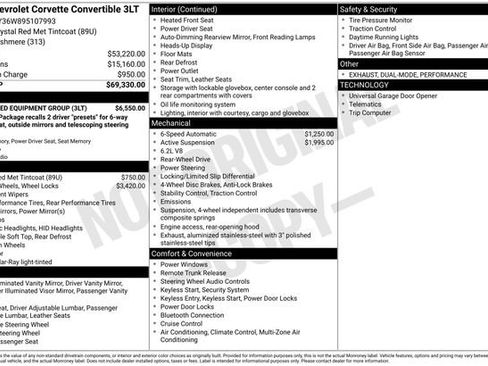 Used 2009 Chevrolet Corvette Convertible w/ Preferred Equipment Group RWD image 7