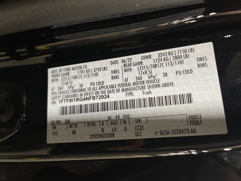 Used 2022 Ford F150 Raptor w/ Equipment Group 801A High image 29