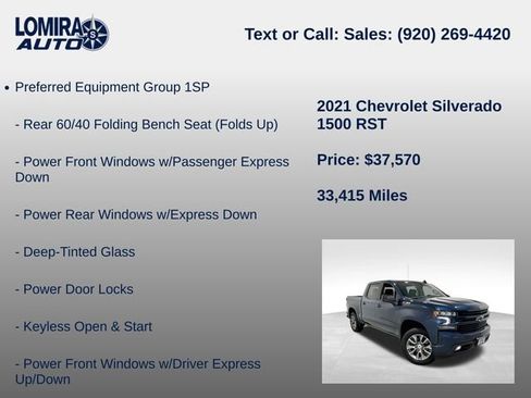 Used 2021 Chevrolet Silverado 1500 RST AWD/4WD image 8