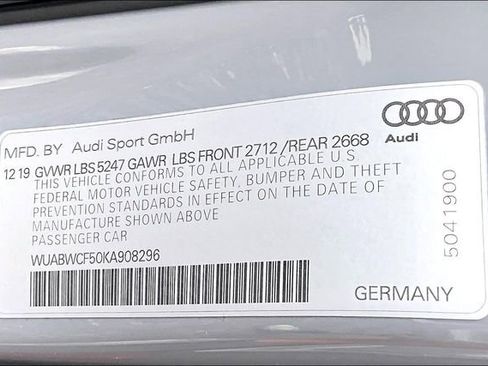 Used 2019 Audi RS 5 Sportback w/ RS Driver Assistance Package AWD/4WD image 29