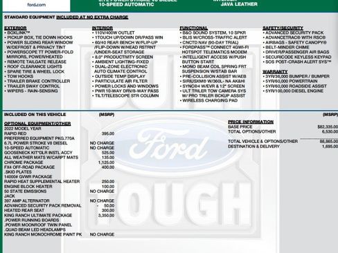 Used 2022 Ford F450 King Ranch w/ King Ranch Ultimate Package AWD/4WD image 2