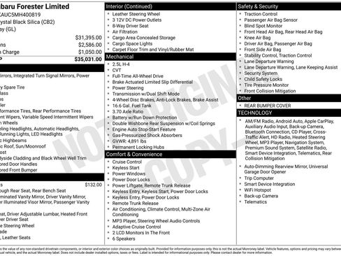 Used 2021 Subaru Forester Limited image 22