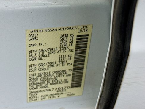 Used 2019 Nissan Frontier SV image 12