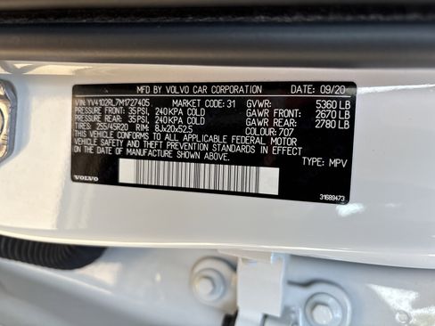 Used 2021 Volvo XC60 T5 Inscription w/ Advanced Package image 34