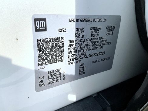 Used 2022 Chevrolet Tahoe Premier AWD/4WD image 32