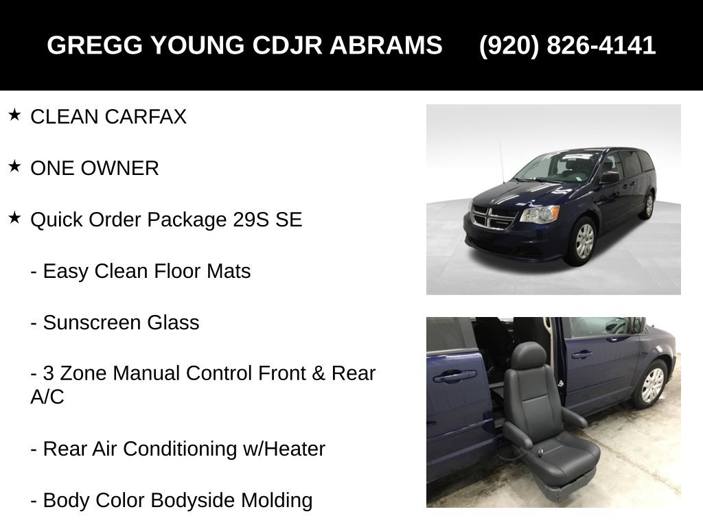 Used 2017 Dodge Grand Caravan SE w/ Power Window Group FWD image 7