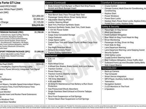 Used 2023 Kia Forte GT-Line w/ GT-Line Premium Package FWD image 4