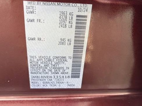 Used 2025 Nissan Altima 2.5 SV image 20