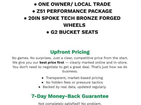 Used 2024 Chevrolet Corvette Stingray Preferred Cpe w/ Z51 Performance Package image 2