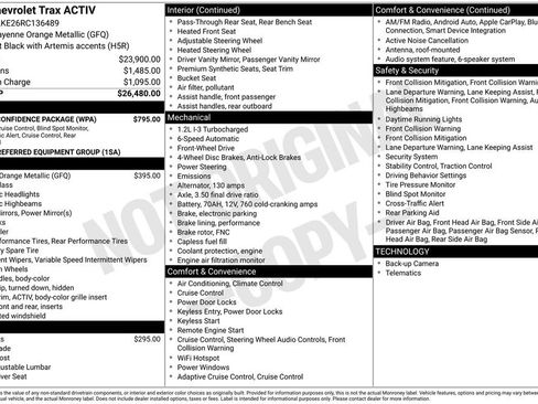 Used 2024 Chevrolet Trax ACTIV w/ Driver Confidence Package FWD image 27