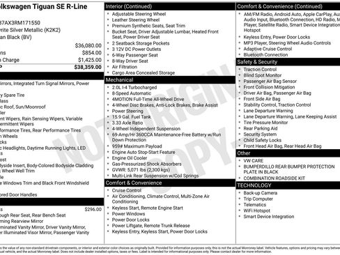 Certified 2024 Volkswagen Tiguan SE R-Line image 42