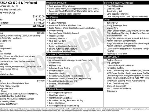 New 2026 MAZDA CX-5 Preferred AWD/4WD image 2