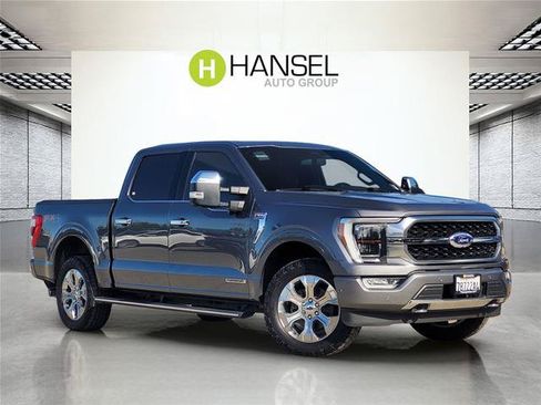 Certified 2021 Ford F150 Platinum w/ Equipment Group 701A High AWD/4WD image 1