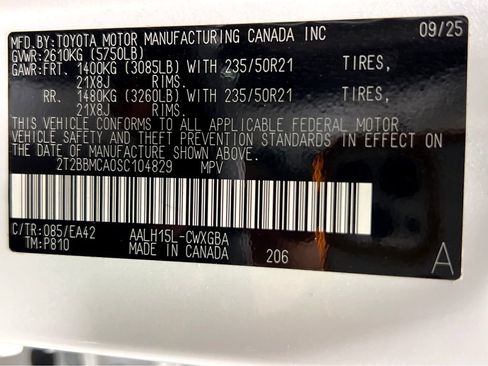 Certified 2025 Lexus RX 350h AWD/4WD image 27