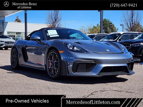 Used 2025 Porsche 718 Boxster Spyder RS w/ Accent Package Logos RWD image 3