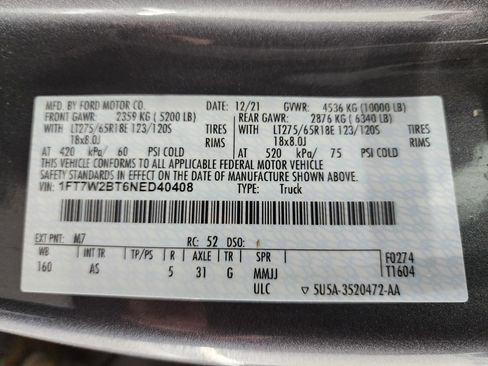 Used 2022 Ford F250 XL w/ STX Appearance Package image 43