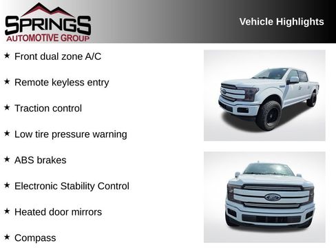 Used 2018 Ford F150 Lariat w/ Equipment Group 502A Luxury AWD/4WD image 2