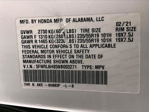 Used 2022 Honda Odyssey Touring image 34