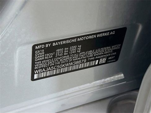 Used 2019 BMW 530i w/ Convenience Package image 26