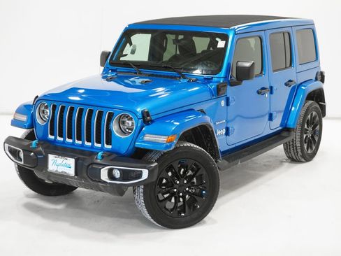 Used 2022 Jeep Wrangler Unlimited Sahara 4xe w/ Cold Weather Group image 2
