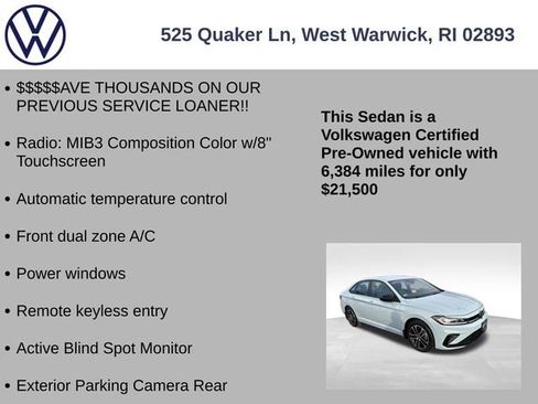 Certified 2025 Volkswagen Jetta Sport image 7