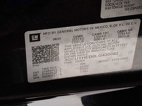 Used 2020 Chevrolet Silverado 1500 High Country image 27